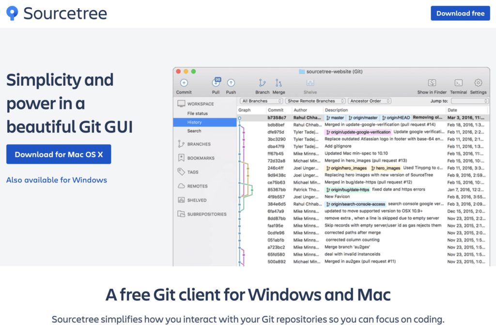 Shopware Entwicklung mit Git - Sourcetree Download