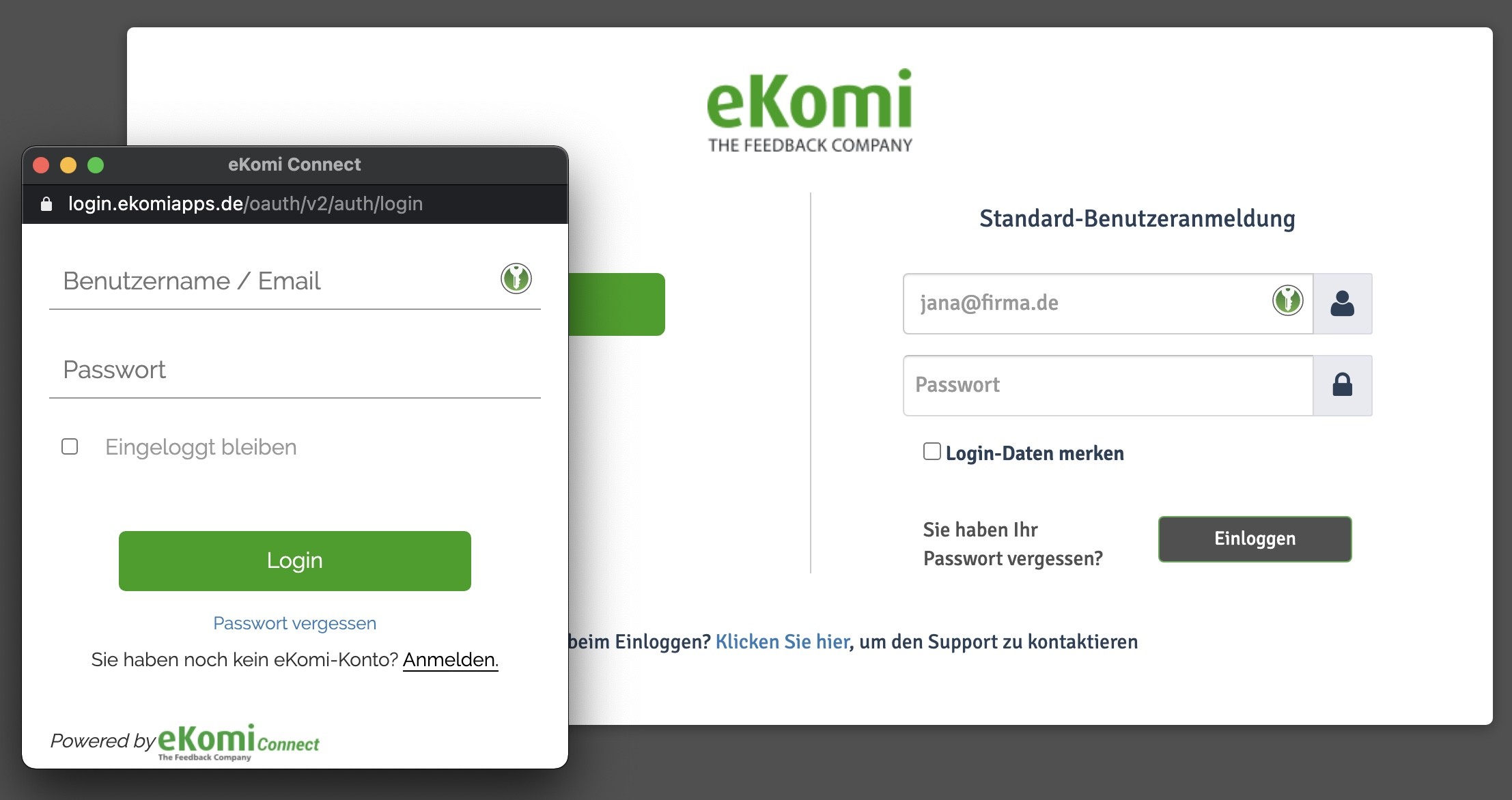 eKomi Badge einbinden - 2 - Manager Fenster